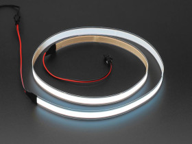Adafruit White Electroluminescent (EL) Tape Strip -100cm w/two connectors