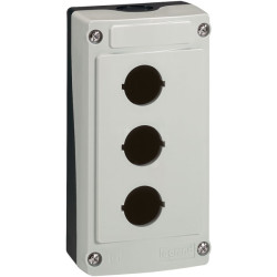 BACO LBX0400 Empty Housing Enclosure 4 Holes IP66 &#xD8; 22mm Grey Cover