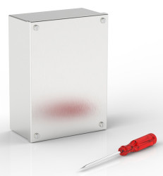 Obudowa do adaptacji Stal nierdzewna typu 304 głębokość 85mm szerokość 160mm