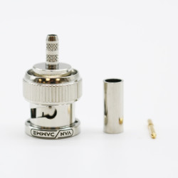 Złącze koncentryczne Montaż na kablu typ złącza Złącze BNC Połączenie zagniatane typ kabla RG6/U