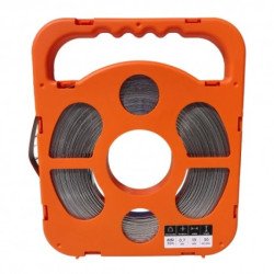 Taśma stalowa 0,7 x 19mm 30m zimnowalcowana nierdzewna gat 304 z uchwytem L-B 4906