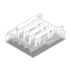 Złącze do taśmy LED - MC - RGB 10mm - SMD - taśma do przewodu - ED00033914