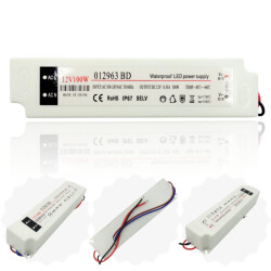 Zasilacz ZI LED 12V/8,3A IP67 EK 100W Impulsowy plastik