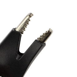 Złącze typu Krokodyl izolowane czarne 4mm Typ 20