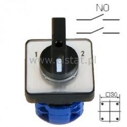 Wyłącznik 10A, 2tory, 1war ( 0-1 ) 30x30mm