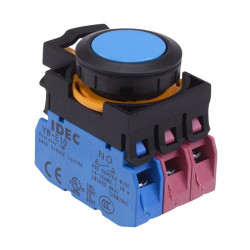 CW1B-M1E12S Blue Momentary Push Button Switch 1NO-2NC IP65 IDEC