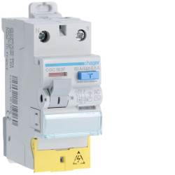 RCCB, Typ AC, 1P+N-biegunowy, 63A, 500mA, Hager, CGC 230V ac