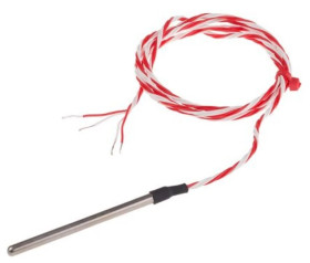 Termopara typ PT 100, -50C do +200C 65mm kabel 1m, Stal nierdzewna