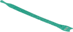 Cable tie, releasable, PA/PP, (L x W) 200 x 12.5 mm, bundle-Ø 60 mm, green, -40 to 85 °C, 130-00017