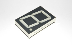 Wyświetlacz 2,3", 1 cyfra ULTRA ORANGE, 40-85mcd, CA