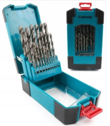 Wiertła do metalu HSS zestaw 25szt. 1-13mm wiertło - Schmith