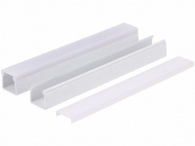 Profil led PCV Max Up 20x20 2m biały ML