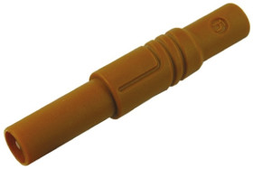 Adapter z wtykiem bananowym Męski Śruba typ Wtyk bananowy Brązowy 24A Hirschmann Test & Measurement rozmiar 4 mm