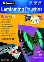 Koszulka do laminowania, l. paczek: 100, A3, gr.: 80micron
