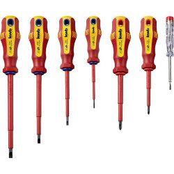 kwb 665307 Screwdriver Set 7 pcs VDE tested CV-steel non-slip insulated