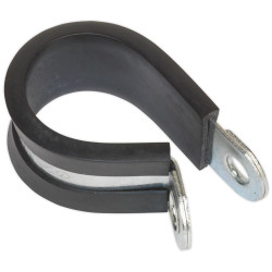 Sealey PCJ25 P-Clip Rubber Lined &#xD8;25mm Pack of 25