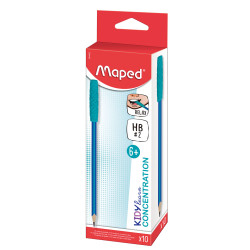 Helix 854402 GRAPHITES KIDYLEARN CONCENTRATION BOX X10 (10 GRAPHITES 10 PENCIL T