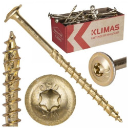 Wkręty ciesielskie z łbem stożkowym i gniazdem TORX 4,5x50 MASTER 250szt.