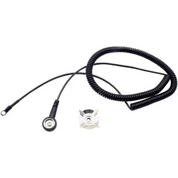 Quadrios 1903EC026 Quadrios ESD earth cable 3.00 m Clamp 10 mm Ring terminal