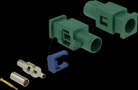 89759 FAKRA E plug spring pin for crimping