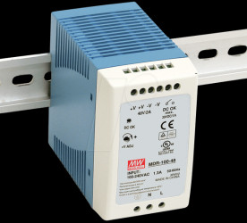 MDR-100-48 Switching Power Supplies, DIN, 96 W, 48 VDC, 2 A