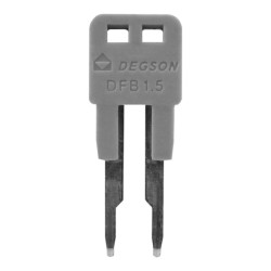 Mostek wtykowy 2-biegunowy do złączek szynowych DS1.5 DGN DFB1.5-02P-11-00A(H)