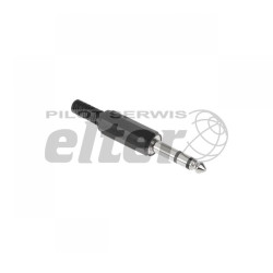 Wtyk Jack 6,3mm stereo plastikowy
