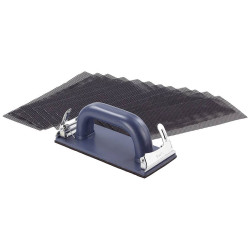 kwb 484250 hand sander set 11pcs for paint removal and smoothing tasks