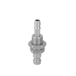 Szybkozłączka pneumatyczna RS PRO M12 x 1 rodzaj Męski Zadzior węża Mosiądz M12