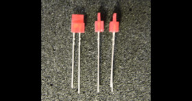 LED 1 x 5mm red stackable (long leads)