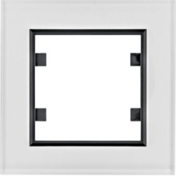 Lumina passion Ramka 1-krotna szkło białe WL9010