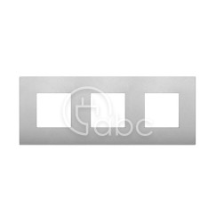 Ramka ozdobna 6M (2+2+2x71) techno matowe srebro, 19644.79