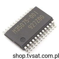 M35075-001FP On Screen Display Control SMD-SSOP24 RENESAS