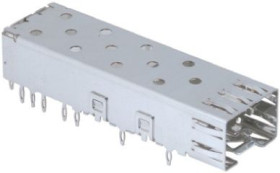 Klatka SFP, seria: SFP+, typ: Klatka, rodzaj: żeńskie, l. portów: 1, 14.5 x 14.5 x 48.7mm,