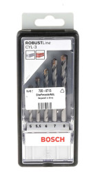 Zestaw wierteł Bosch Wiertło kręte Końcówka z węglika 5 szt. Wiertła do muru i betonu