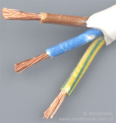 KABEL ZAS 3X1.5 BIAŁY