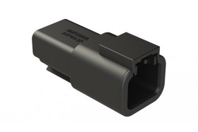 Złącze samochodowe 2-pinowe Amphenol Industrial -rzędowe Żeński 25A ATP04 Montaż na kablu Połączenie zagniatane Złącze