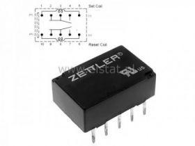 Przek. 5V stabilny AZ850P2-5, 2x styk przeł.