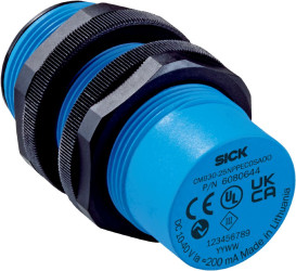 Czujnik zbliżeniowy M30 Pojemnościowy 0 → 25 mm SICK Niewpuszczany 10 → 36 V DC długość 74mm Gwintowany