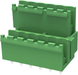 Degson Obudowa złącza pin męskiego na PCB Ilość pinów 8 Wymiary siatki: 5 mm 2EDGVT-5.0-08P-14-00A(H) 1 szt.