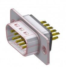 Deltron Connectors D09PZ/2FP102 Złącze męskie D-Sub, rzędy: 2, styki: 9, 180 °, 1 szt.