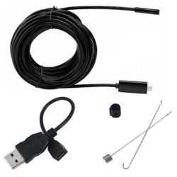 Kamera inspekcyjna USB 10m 5,5mm 6 LED (ENDOSKOP) ANDROID microUSB