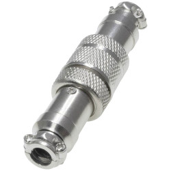 Pollin 453560 DIN Connector Set Plug Socket 2 Pins 1 Set