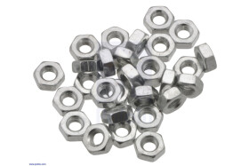 Pololu Machine Hex Nut: M3 (25-pack)