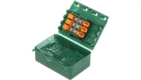 Uniwersalna Puszka Montażowa 3-Torowa (3 Tory Niezależne!) Wypełniona Żelem,...