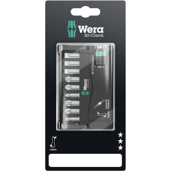 Wera 05073410001 8600-9/TZ Premium Plus Torsion Bit-Check Mixed Bits, 9-Pce Set