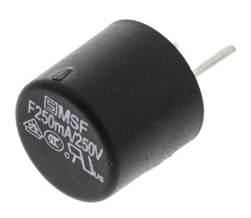 Bezpiecznik nieresetowalny 250mA 250V ac Schurter F Termoplastyczne 35 A rozstaw 5.08mm