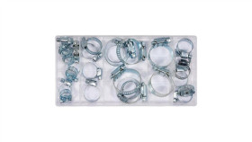 Zestaw Metalowych Opasek Zaciskowych Ślimaków 26Szt