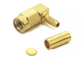 Złącze koncentryczne Montaż na kablu Męski 50Ω typ złącza Złącze SSMA 6GHz Połączenie zagniatane