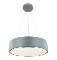 Lampa wisząca centralna MALAGA LED szara do salonu LP-622/1P GREY Light Prestige